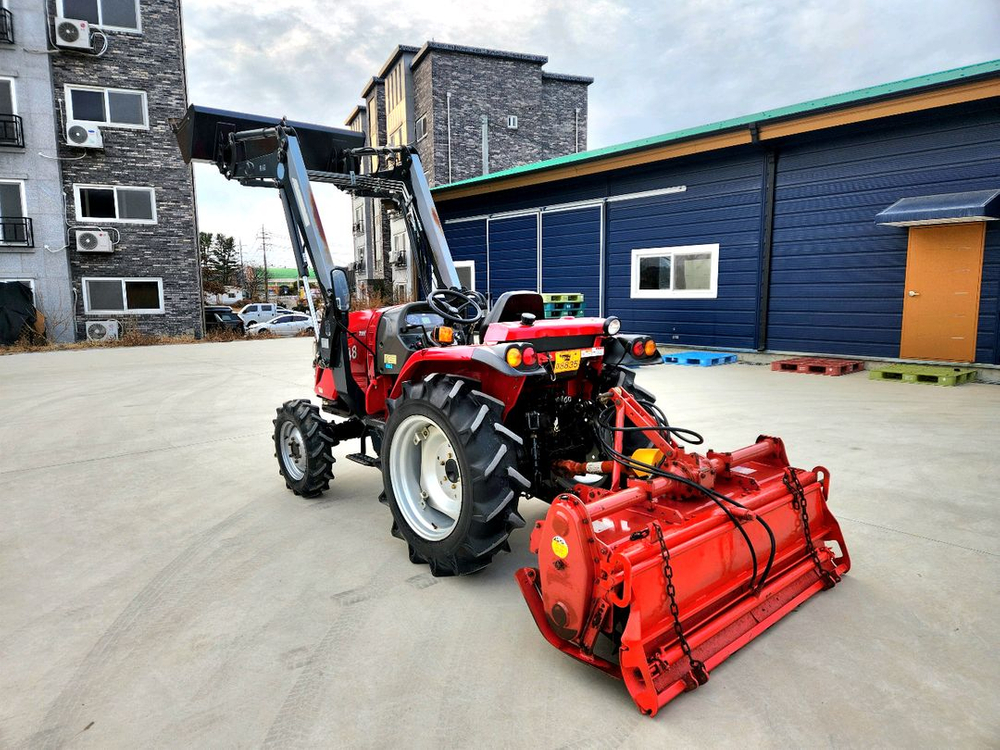 TYM 48마력 트랙터 팝니다 (본기로더로타리 써래)--5