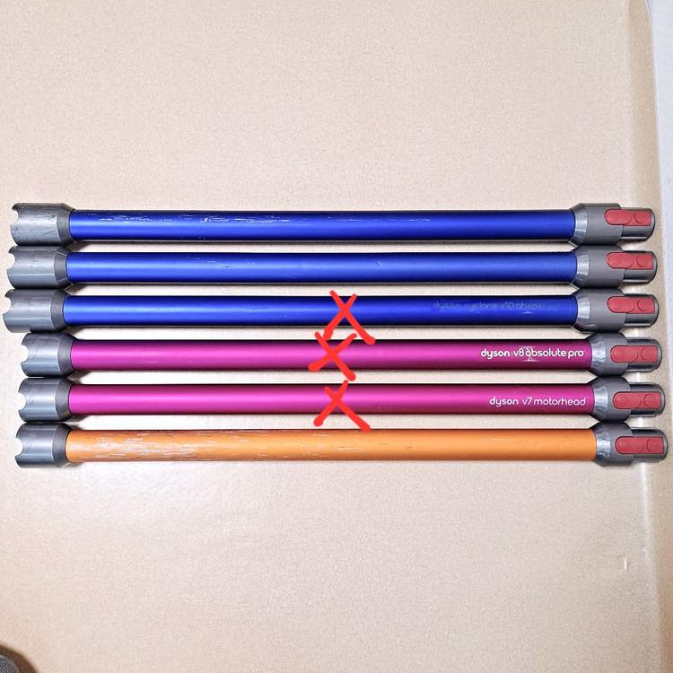 다이슨v7 8 10 11 12 15 청소기 연결봉 연장관 완드 튜브 스틱--6