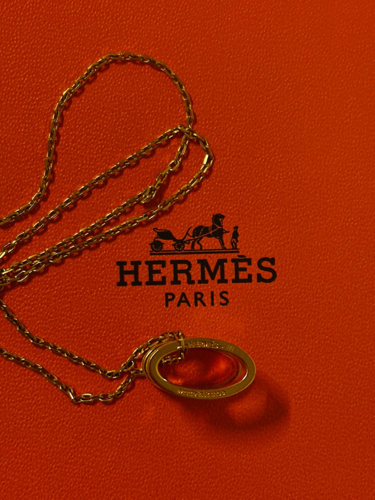 에르메스 팝아슈 목걸이 오리지널 블랑--3