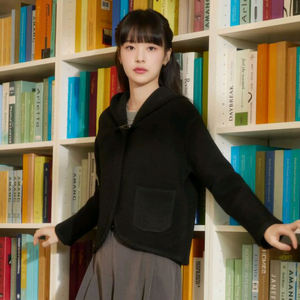 엔니튜드 후드 숏 코트 / 여자 코트/ 여성 자켓 이미지