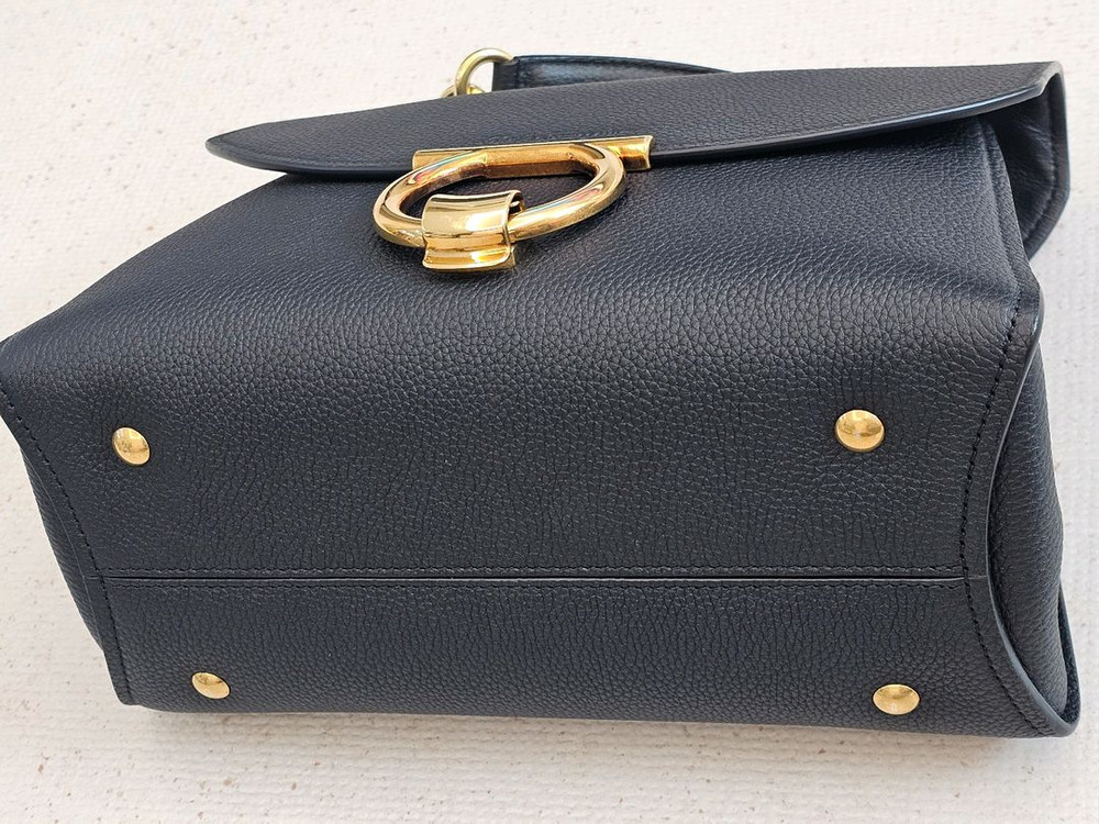 [새상품/정품]페라가모 간치니 마고 레더 토트 숄더백(블랙)--6