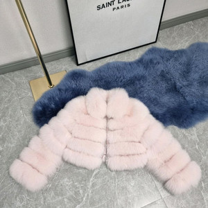 Saga furs 리얼사가폭스 폼폼이 퍼코트