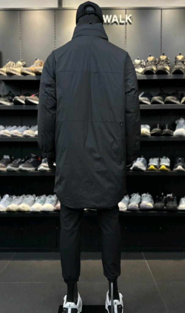 (새제품)K2 씬에어 롱패딩 구스다운 남성 블랙110 이미지