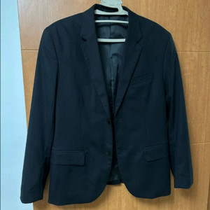 [100] H&M 남성 블랙 정장 자켓 40R