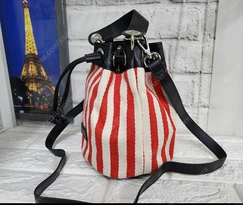 와이드앵글 여성 골프파우치 볼파우치 복조리 버킷백 GA60 이미지