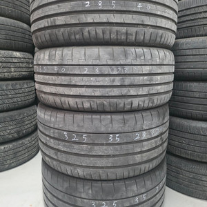 중고타이어 285 40 23 325 35 23 판매합니다. 피렐리 피제로 GLS 마히바흐 GLS
