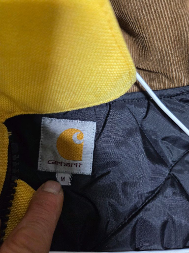 칼하트 아크틱 자켓 100사이즈 M 노랑 이미지