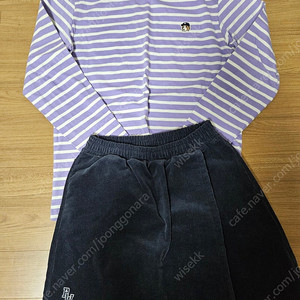 헤지스키즈 여아티 155& 골덴치마바지145 일괄 택포