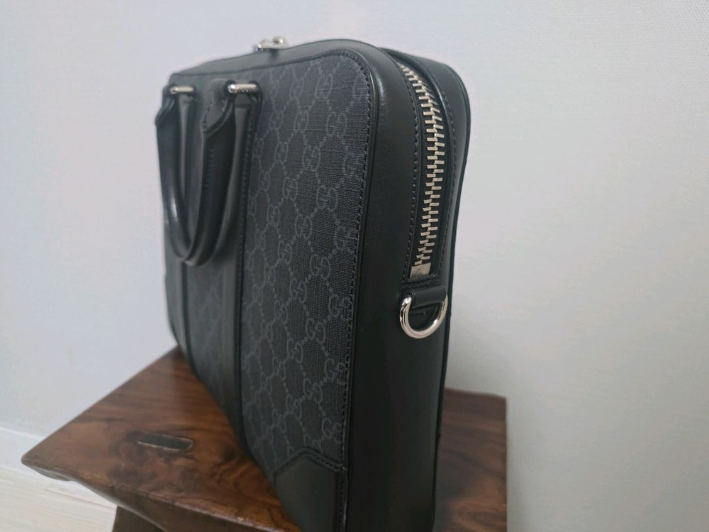구찌 슈프림 GG 서류가방--4