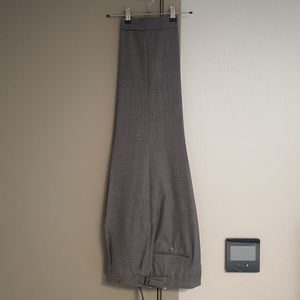 란스미어 그레이 체크 비스포크 팬츠 31-32사이즈