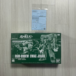 HG EWAC 제간 [프리미엄 반다이] 건담 + 전용 습식 데칼
