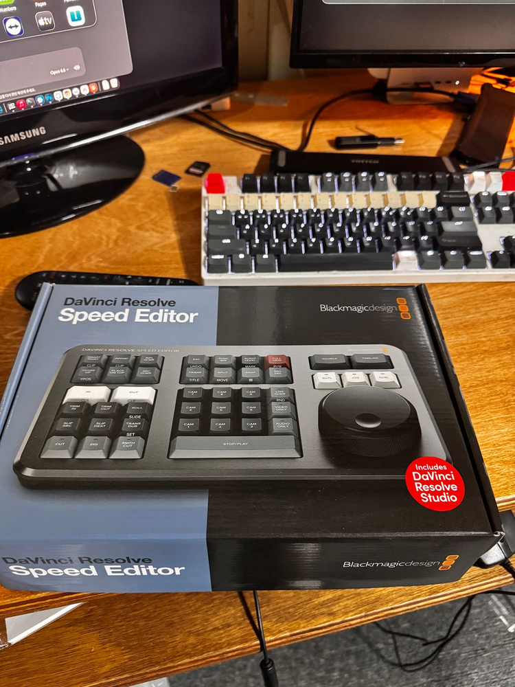 다빈치리졸브 스피드 에디터 + 제품인증키 풀박스--0