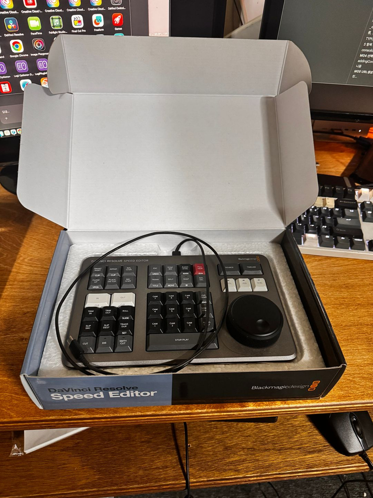 다빈치리졸브 스피드 에디터 + 제품인증키 풀박스--3