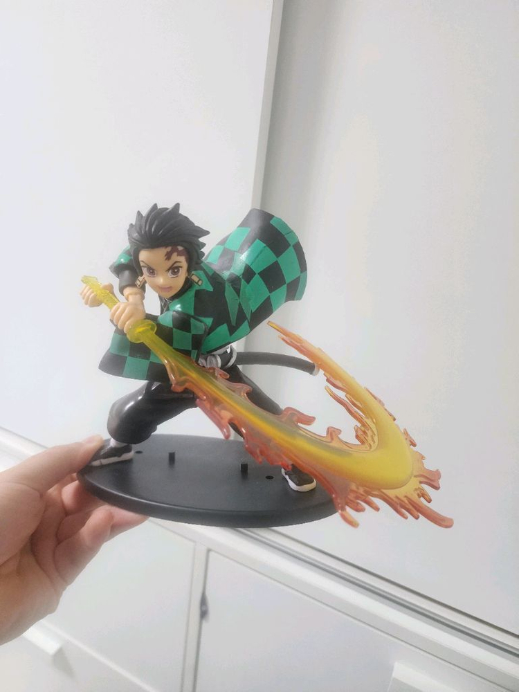 애니메이션 캐릭터 피규어귀멸의 칼날 카마도 탄지로 피규어귀멸의칼날 애니메이션 귀칼 주인공 캐릭터--3