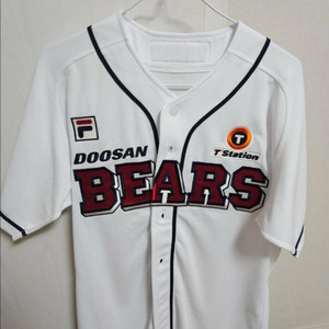 두산베어스 휠라 어센틱 홈유니폼 정수빈 105