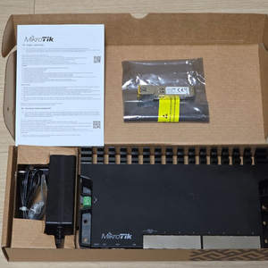 미크로틱 MikroTik RB5009UG+S+IN, 10G RJ-45 모듈