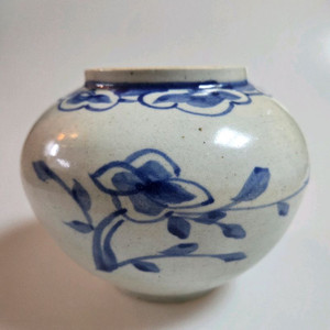 골동품 조선시대 후기 청화백자 방산가마호 이미지