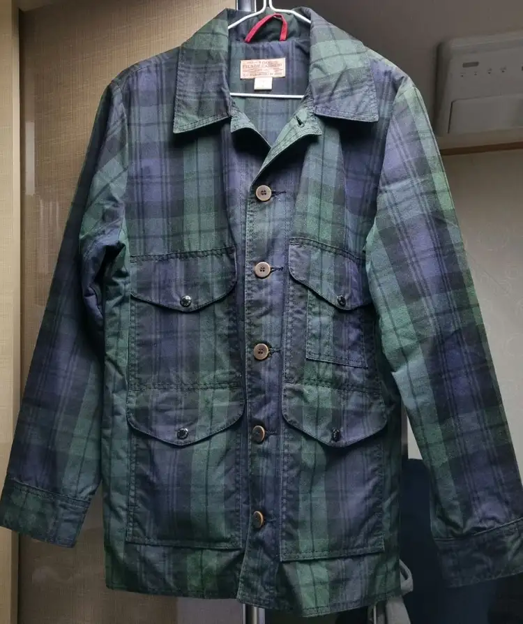 [FILSON] 필슨 왁스 크루저 블랙와치 자켓 S 이미지