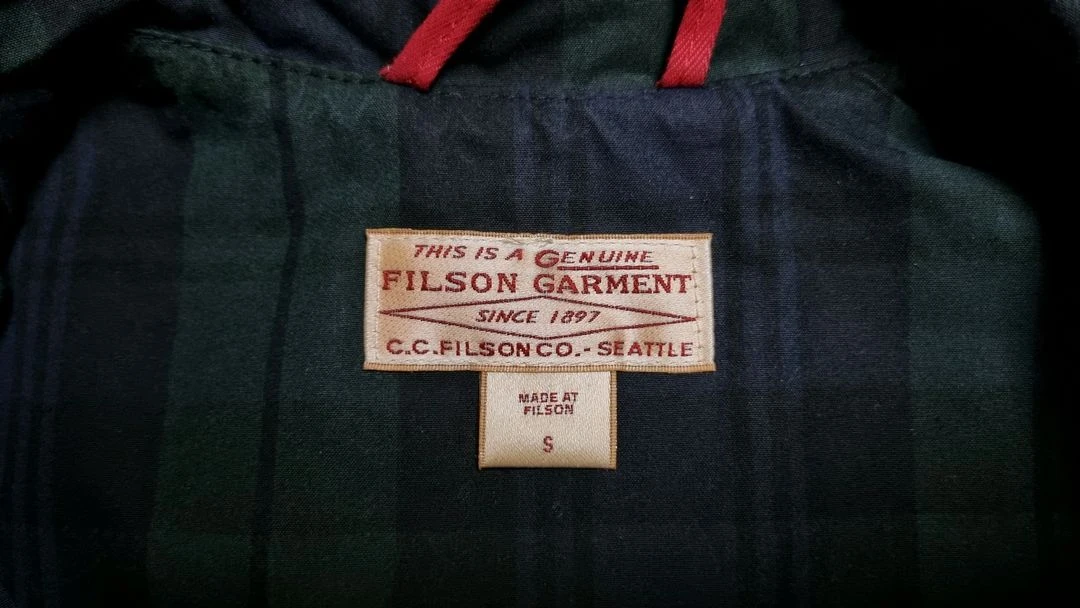 [FILSON] 필슨 왁스 크루저 블랙와치 자켓 S 이미지