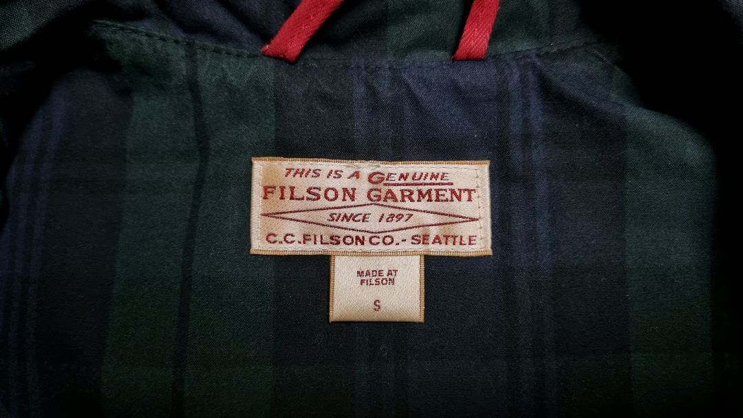 [FILSON] 필슨 왁스 크루저 블랙와치 자켓 S 이미지