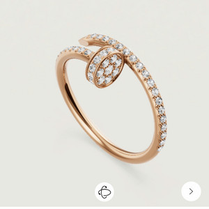 까르띠에 저스트앵끌루링 풀파베 핑크골드 57호 이미지