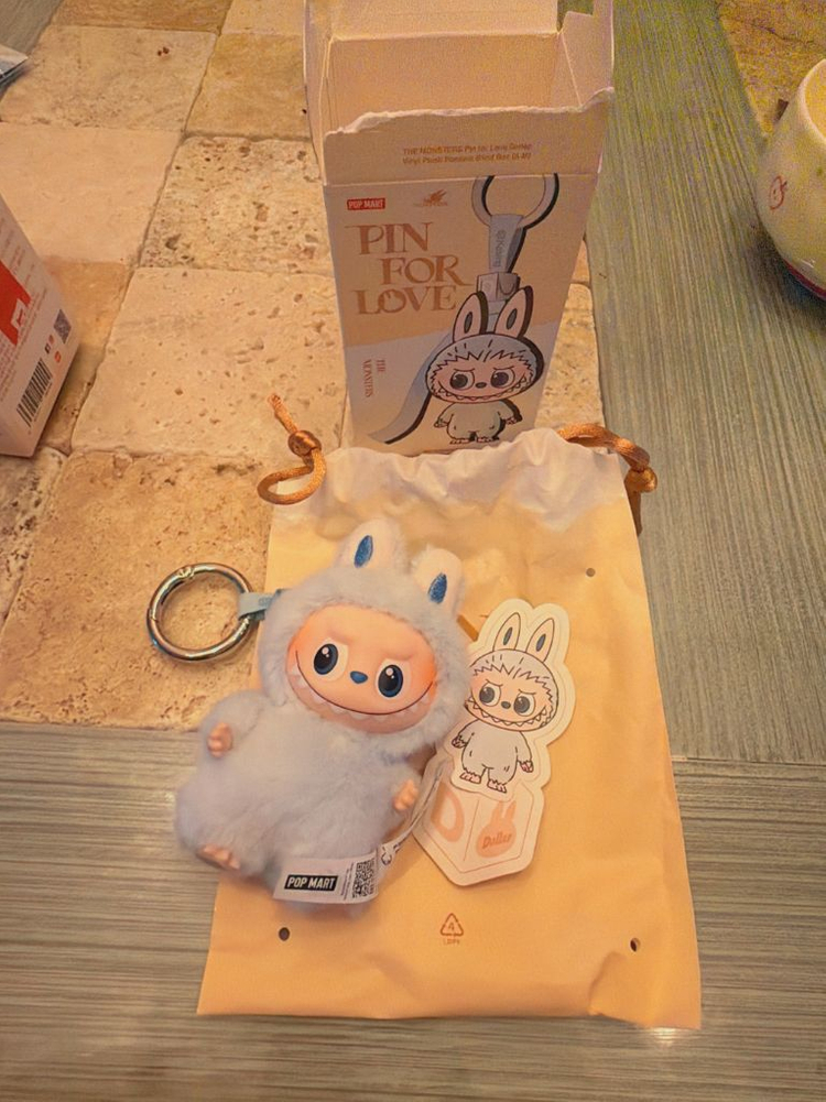 팝아트 라부부 키링 D B--2