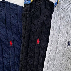 폴로랄프로렌 케이블꽈배기니트