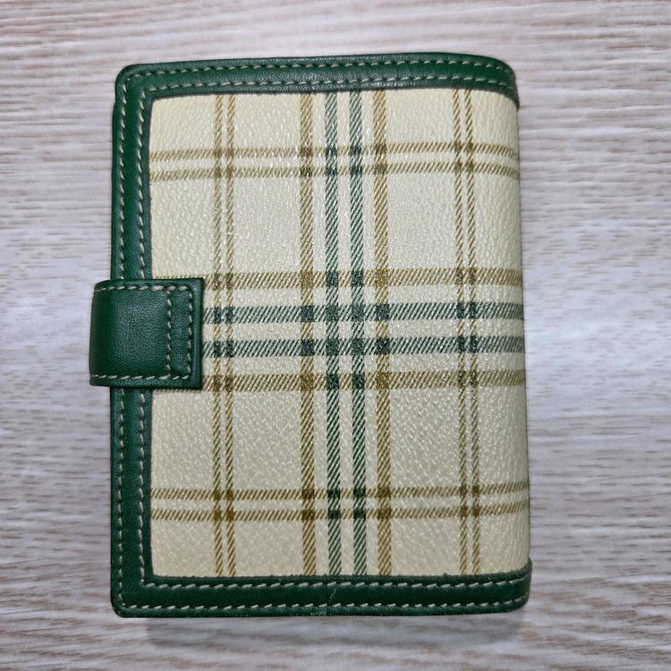 빈폴 체크 반지갑--1