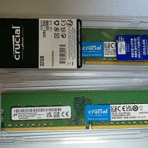 아스크텍 정품 Crucial 32GB DDR4-3200 UDIMM 1.2V CL22 메모리 이미지