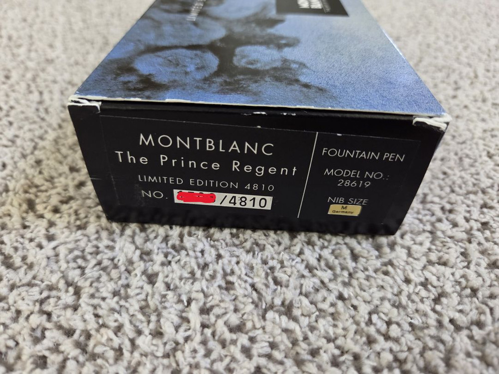 몽블랑 POA 후원자 프린스 리젠트 M 만년필--2
