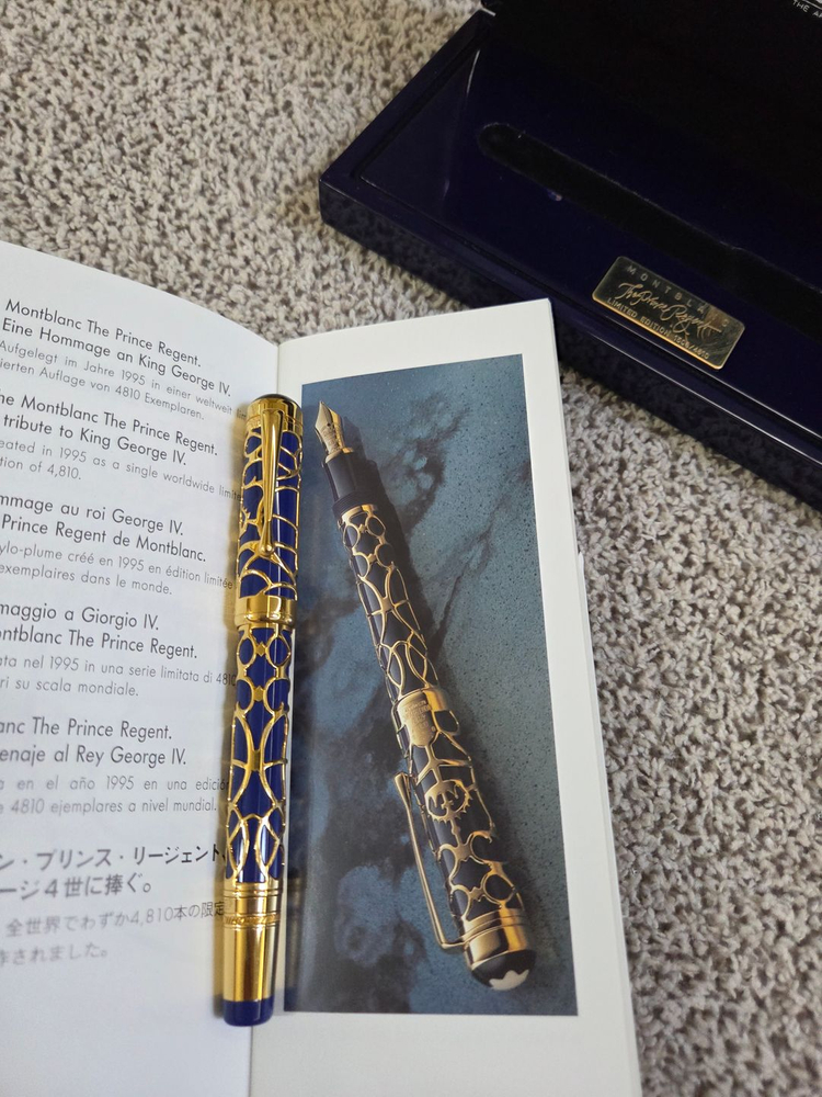 몽블랑 POA 후원자 프린스 리젠트 M 만년필--3