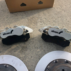 모하비 더마스터 알콘 6P 브레이크 캘리퍼 디스크