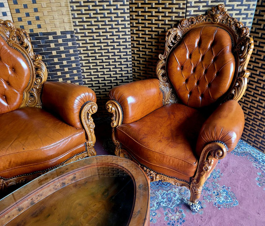 소파맨*엔틱소파*3,1,1,테이블*풀세트*S급 이미지