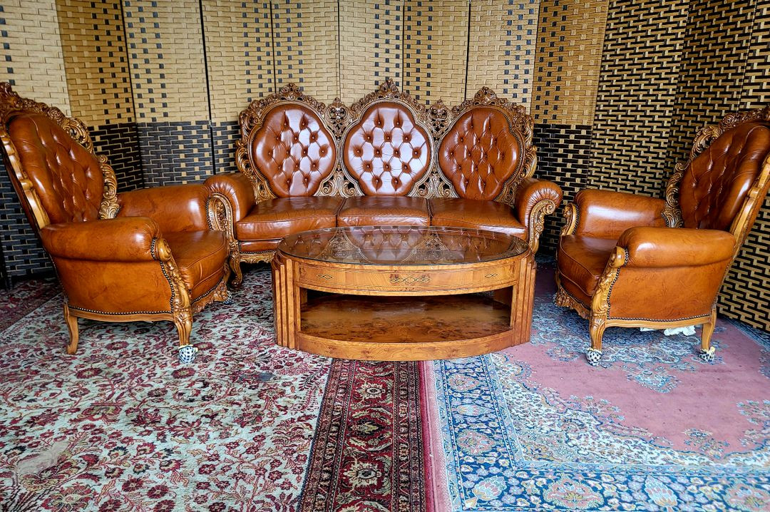 소파맨*엔틱소파*3,1,1,테이블*풀세트*S급 이미지