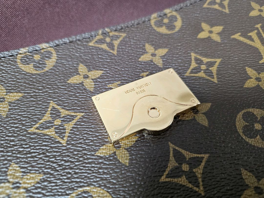 루이비통 클루니 MM 모노그램 블루 글레이셔 블루, M42735--3