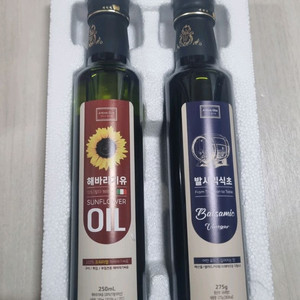 새제품)안티코 올리오 해바라기씨유+발사믹 식초 세트