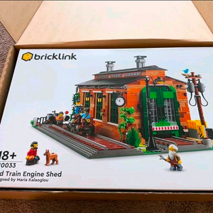 레고 브릭링크 910033 오래된 기차창고