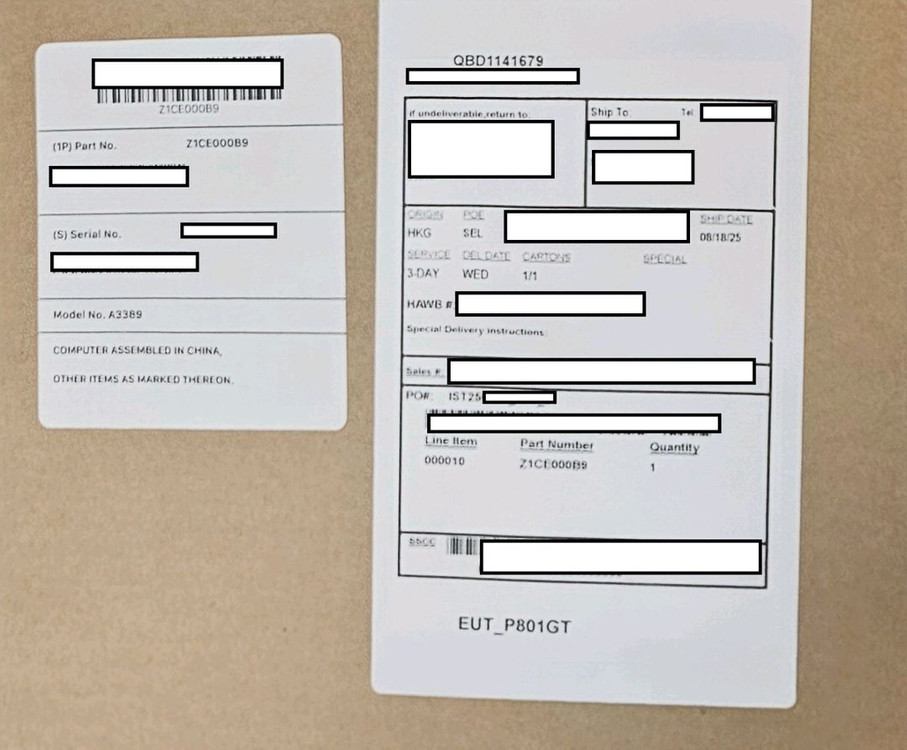 [미개봉] APPLE 맥 스튜디오 M3 Ultra Z1CE000B9 32코어 CPU, 80코어 GPU 이미지