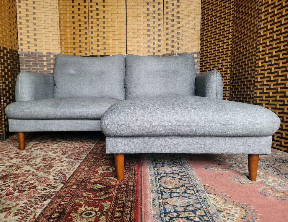 소파맨*한샘*밀란*301*미스티그레이*S급*카우치* 소파. 이미지