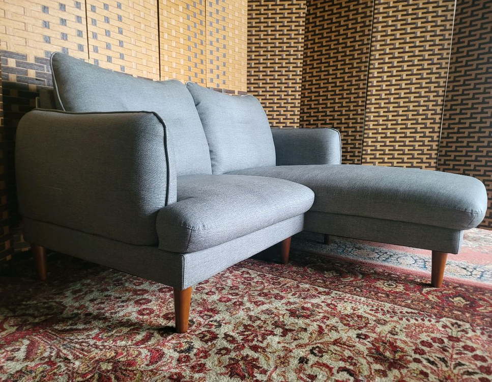 소파맨*한샘*밀란*301*미스티그레이*S급*카우치* 소파. 이미지