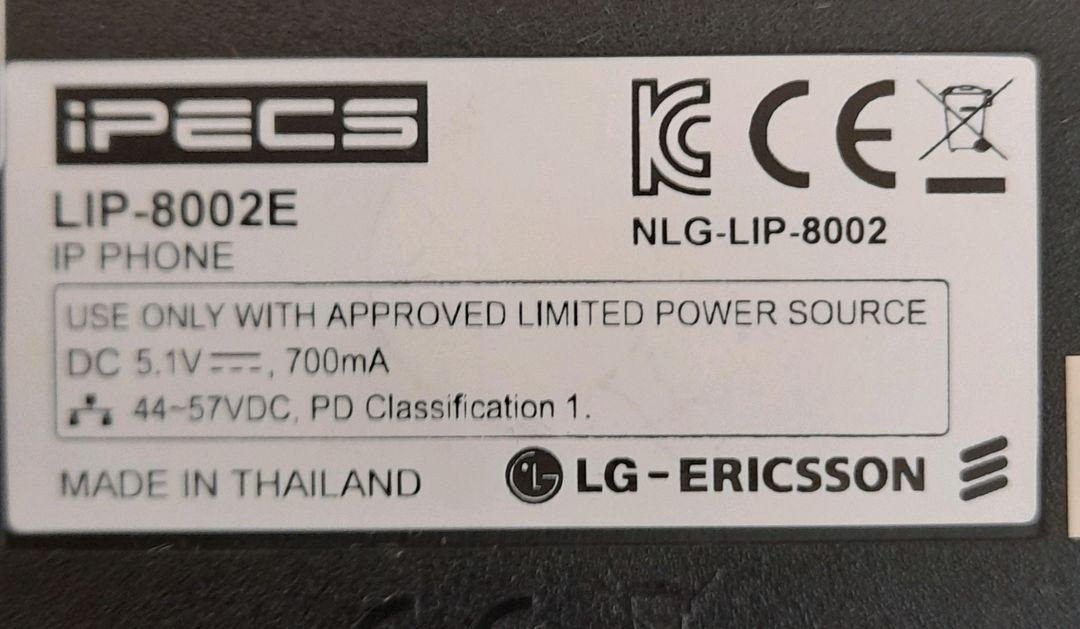 LIP-8002E 인터넷 전화기 엘지 이미지