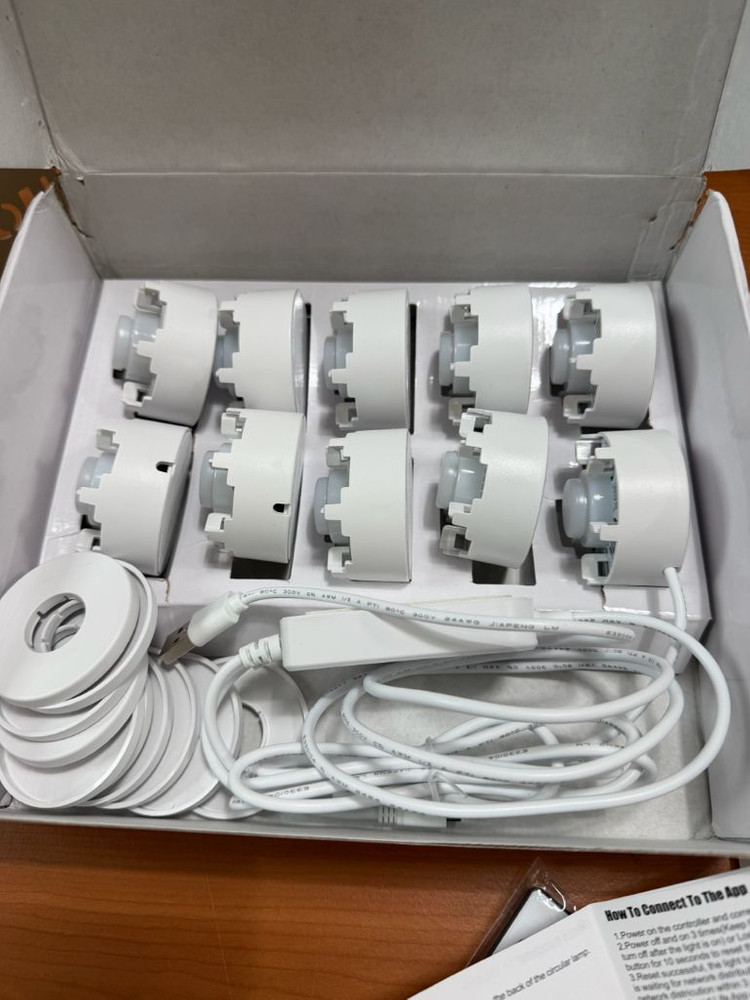 9pcs RGBIC 게이밍 벽 조명 wifi 버전--5