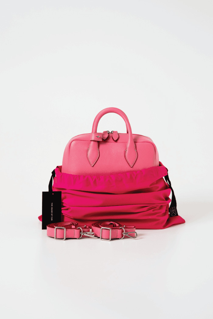 띠서울 킴스어패럴 레옹백 쇼킹핑크 저렴하게 판매해요--3