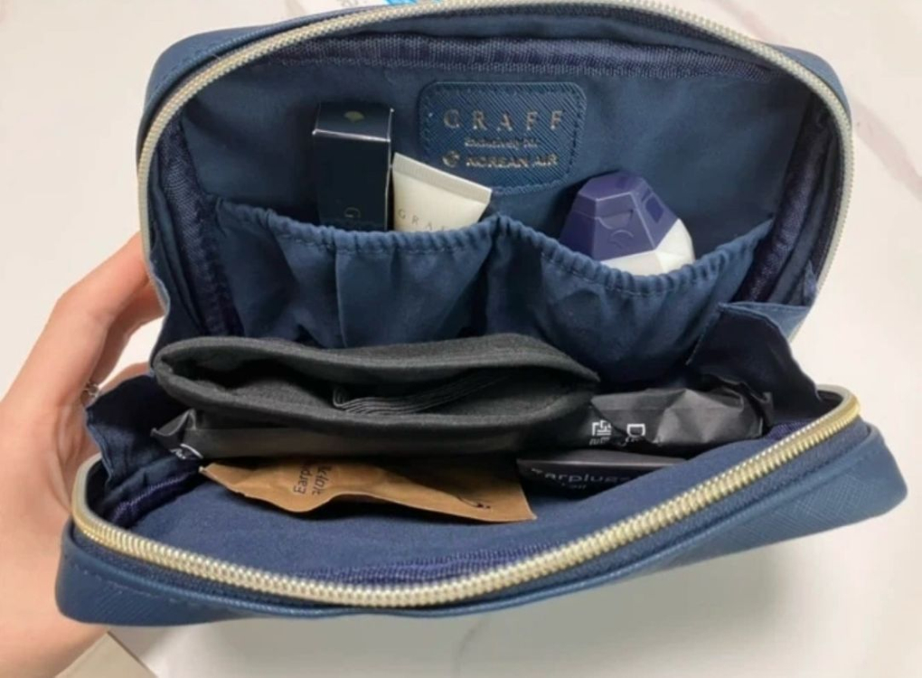 대한항공 비즈니스 어메니티 2026 리뉴얼 Graff 파우치(그라프) 이미지