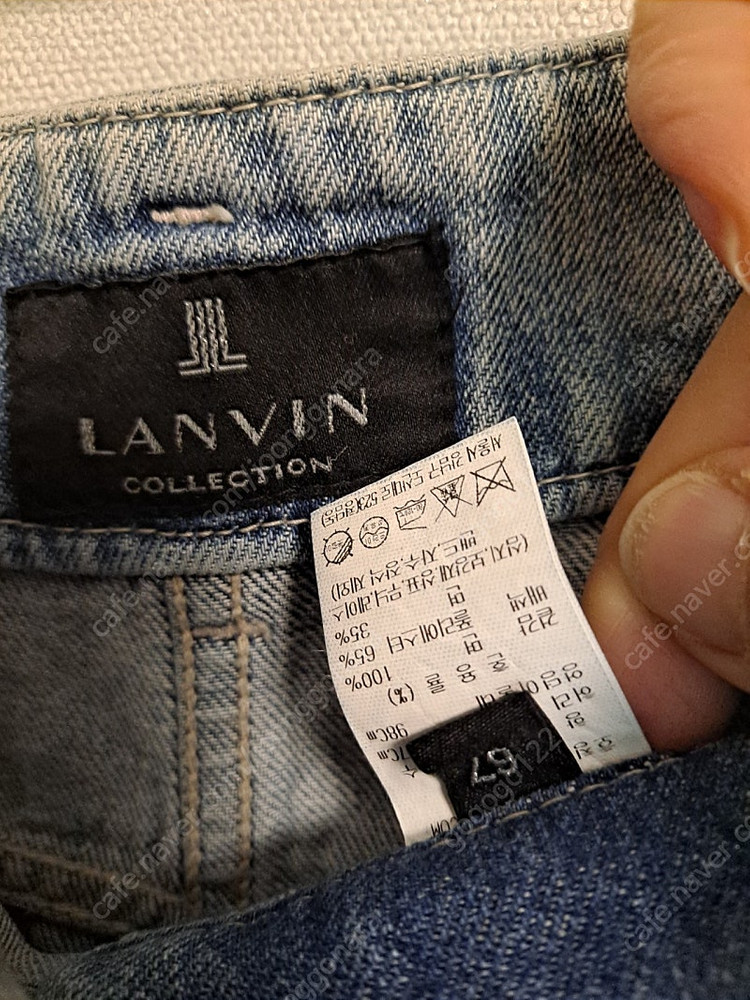 랑방 와이드 데님 팬츠 55~66 이미지