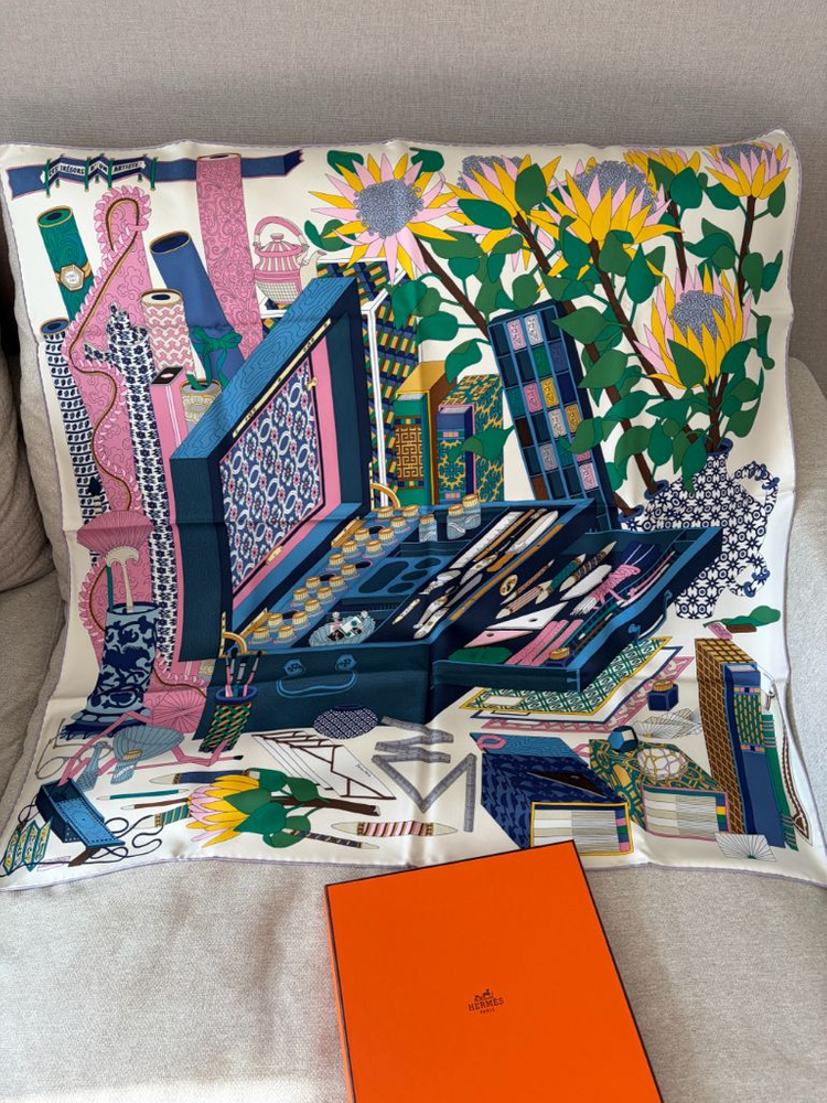 에르메스 화구박스 까레(90, 새상품)--0