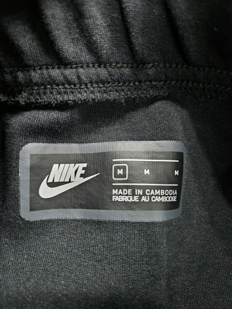 나이키 블랙차콜 남성 슬림핏 허리 30~32 기모 조거팬츠--2