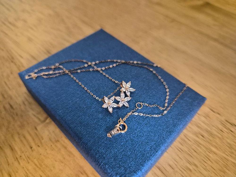 14k팬던트18k체인목걸이--1