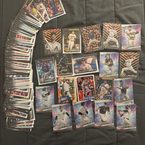 희귀메이저리그 야구카드 topps 북미판 100장일괄