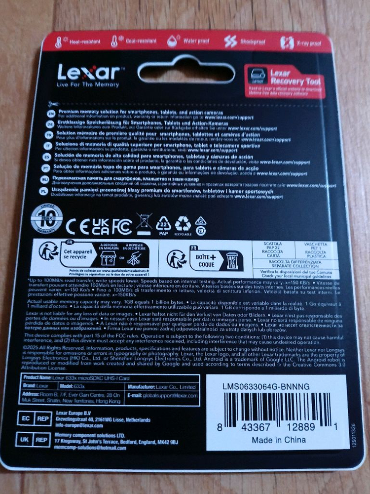 렉사 SD카드 64GB (새제품/부산)--1
